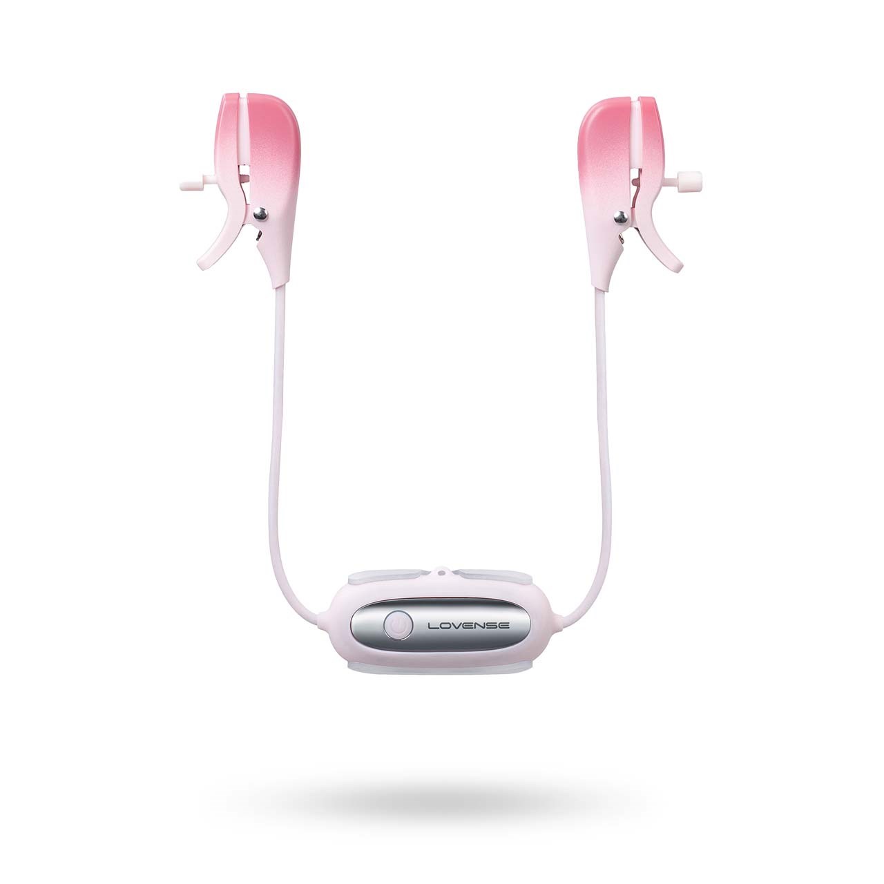 Gemini App-controlled Vibrating Nipple Clamps - Pink