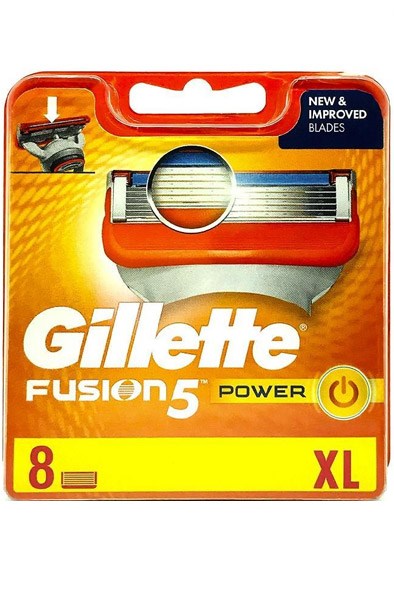 Gillette Fusion5 Power 8-pak