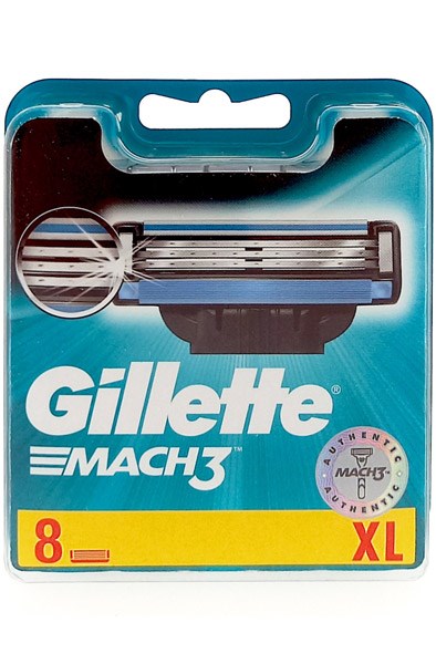 Gillette Mach3 Barberblade 8-pak