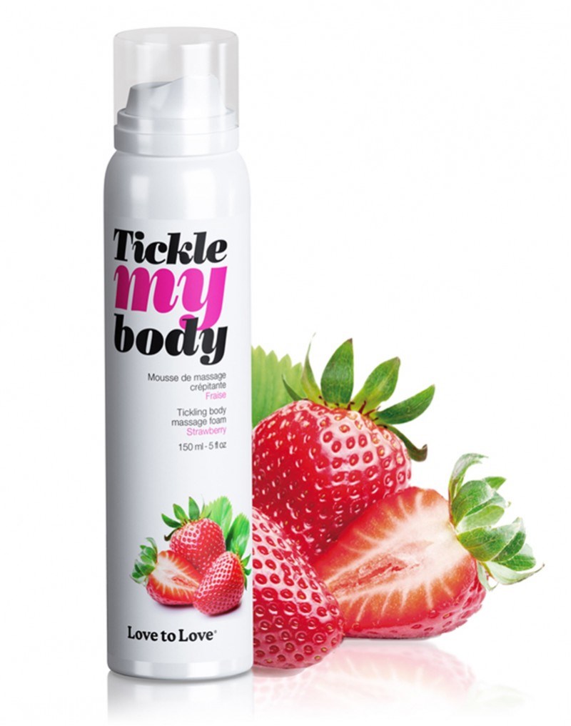 Tickle My Body Massage Foam - Strawberry