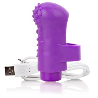 Fingo Purple - Genopladelig Mini Vibrator