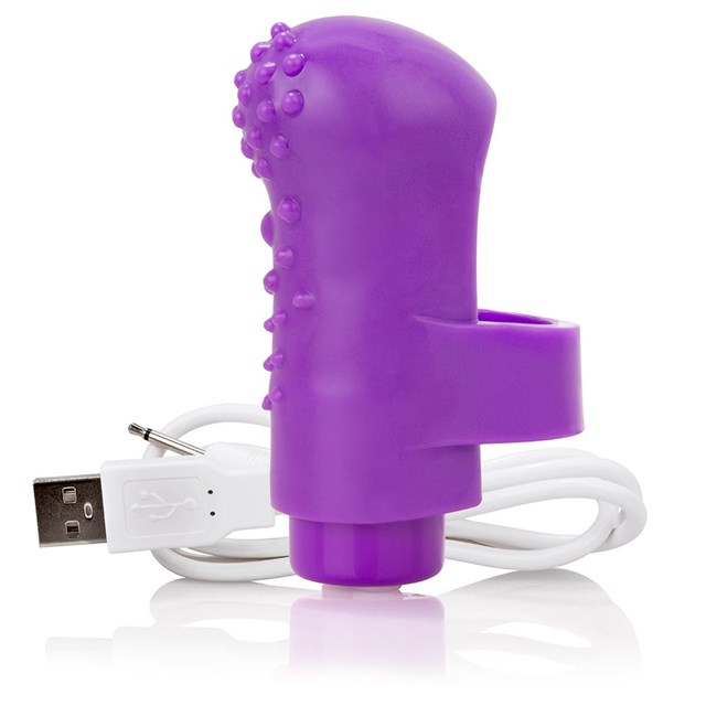 FingO Purple - Genopladelig Mini Vibrator