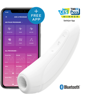 Curvy 1+ Lufttryksvibrator Med App