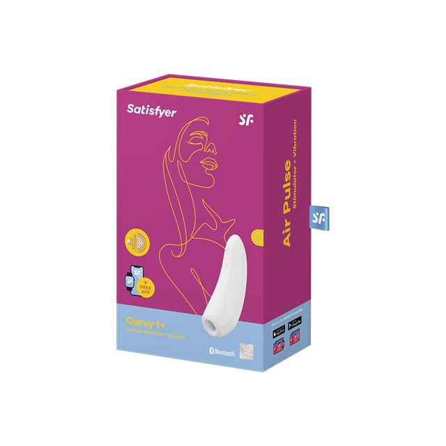 Curvy 1+ lufttryksvibrator med App