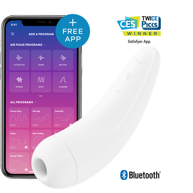 Curvy 2+ Lufttryksvibrator med App