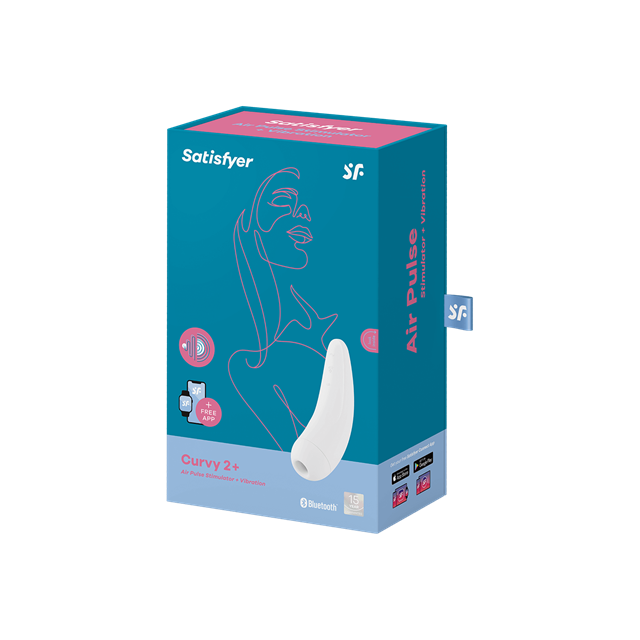Curvy 2+ Lufttryksvibrator med App
