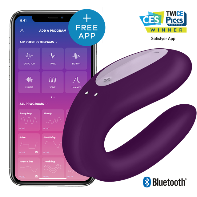 Double Joy Parvibrator med App