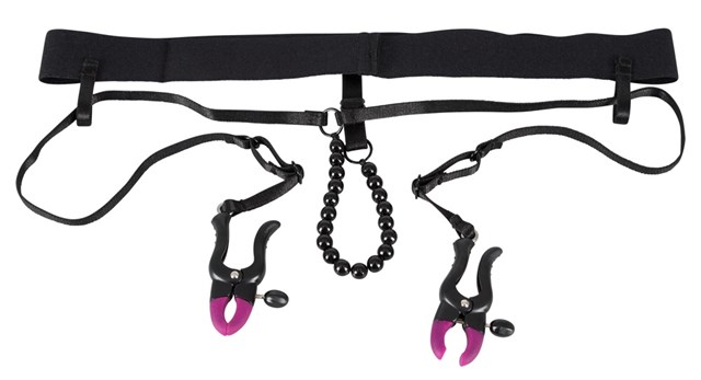 Pearl String with Silicone Clamps