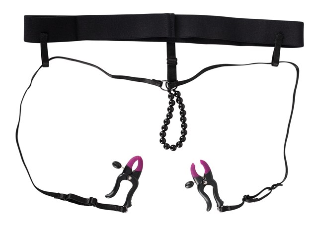 Pearl String with Silicone Clamps