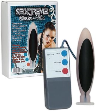 Sextreme Electro Vibe Silikone Dildo