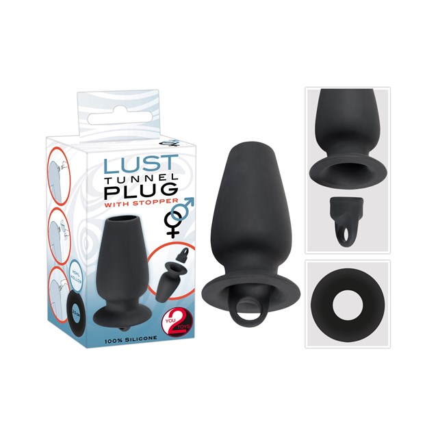 Lyst Tunnel Plug med Stop