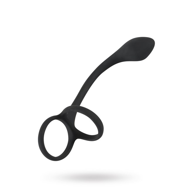 Cock & Ball Ring with Buttplug