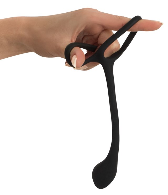 Cock & Ball Ring with Buttplug