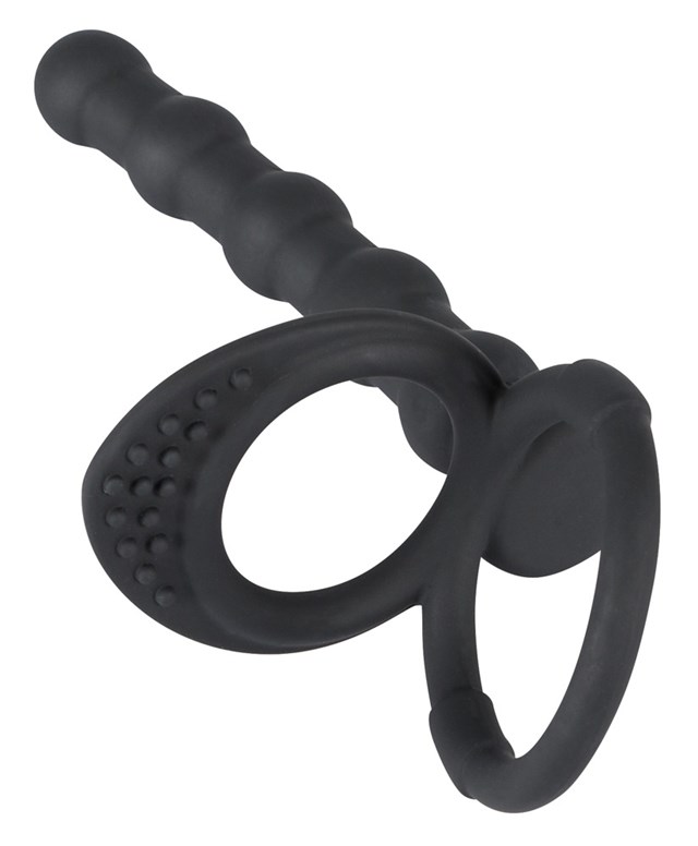 Penisring med Analkugler