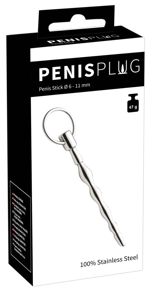 Penis Stick - Stainless Steel Penis Plug 47G