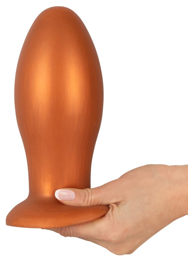 Stor & Blød Buttplug med Sugekop 21 cm