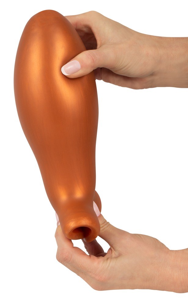 Stor & Blød Buttplug med Sugekop 21 cm