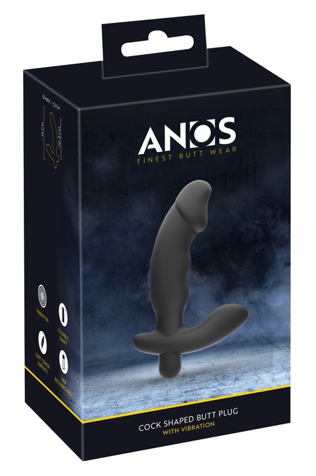 Vibrerende, Penisformet Buttplug