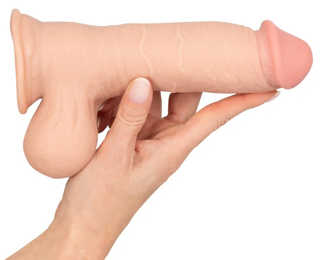 Sliding Skin Dildo med Bevægelig Hud 19,9 cm