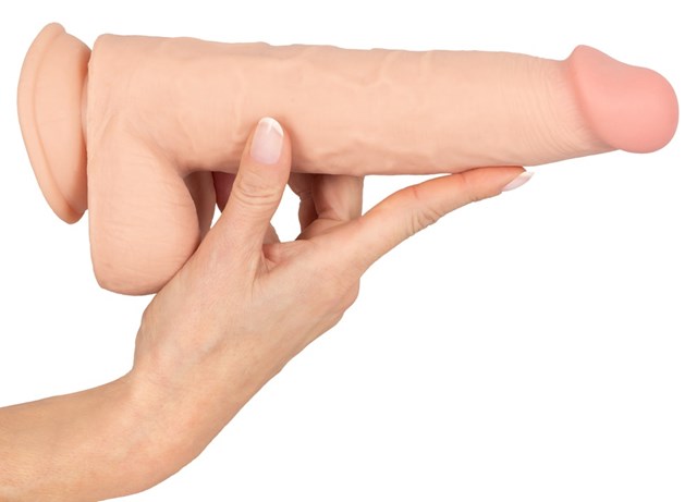 Sliding Skin Dildo med Bevægelig Hud 24.7 cm