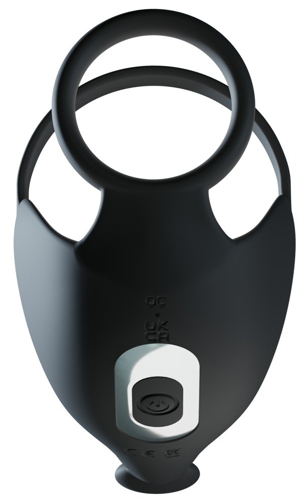 Cock Ring with RC Ball Massager