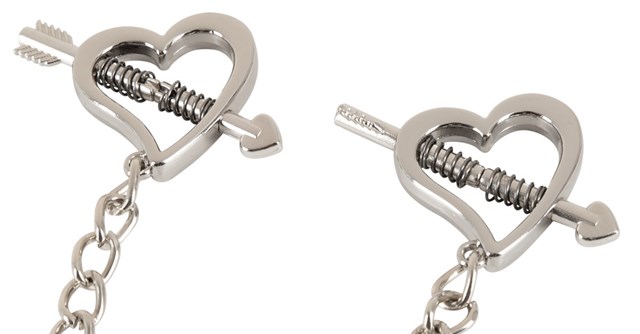 Hjerteformede Nipple-clamps