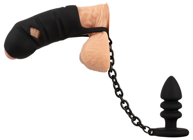 Cock Cage with Butt Plug