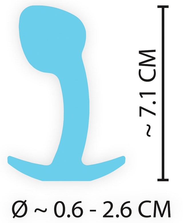 Cuties – Mini Butt Plug – Light blue
