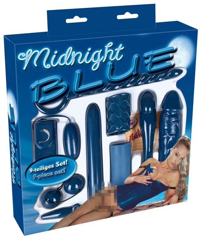 Midnight Blue 9 stk Sexlegetøj