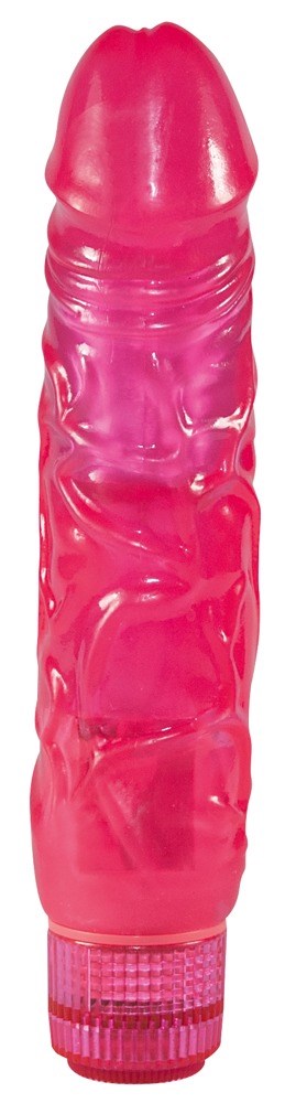 Stor Pink Realistisk Dildo Vibrator