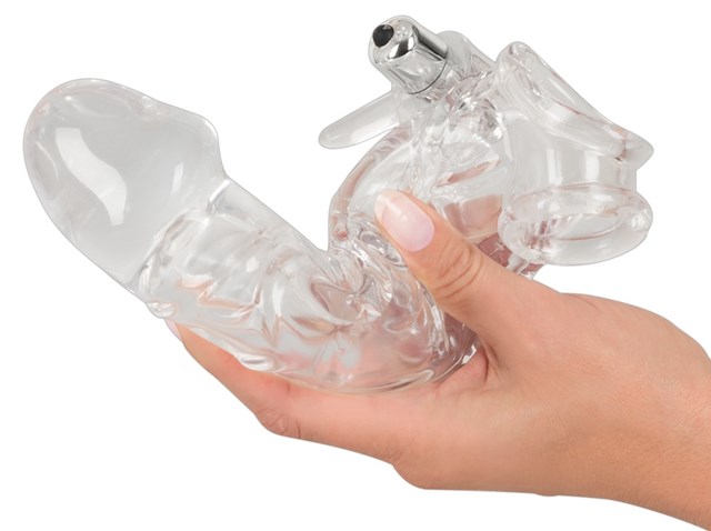 Crystal Skin Penis Sleeve Vibro