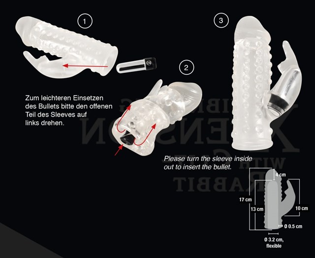 Penis Sleeve med Klitoris Stimulator