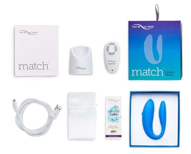 Matchende Parvibrator med Trådløs Fjernkontrol