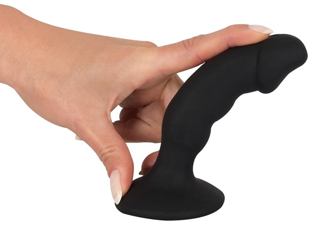 Opladelig semi-realistisk silikone anal plug