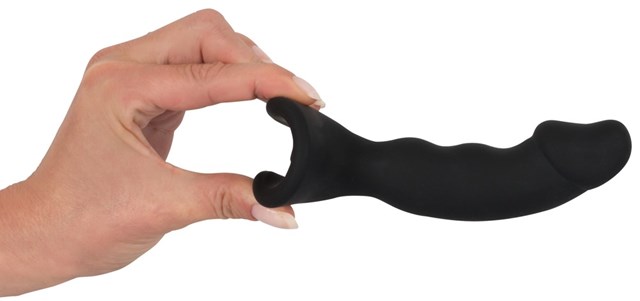 Opladelig semi-realistisk silikone anal plug
