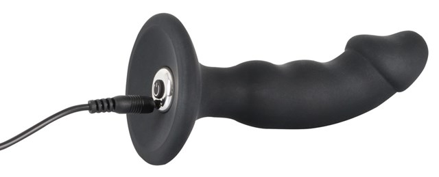 Opladelig semi-realistisk silikone anal plug
