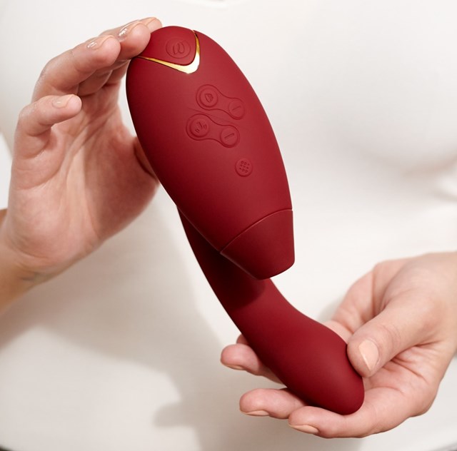 Duo Red - Vibrator For Klitoris Og G-punkten