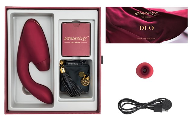 Duo Red - Vibrator For Klitoris Og G-punkten
