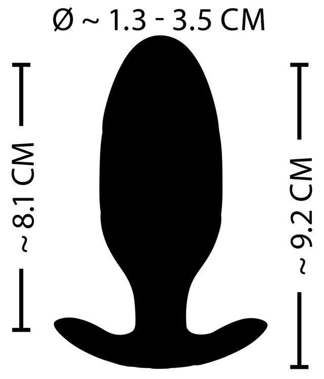 Vibrerende E-Stim Buttplug