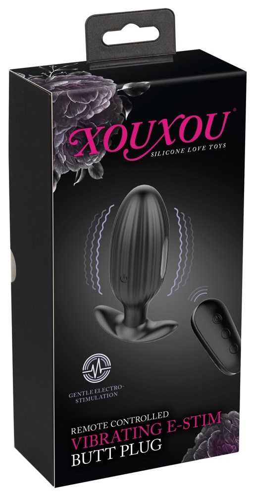 Vibrerende E-Stim Buttplug