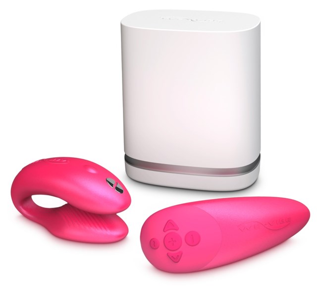 Chorus Pink - Par-vibrator med trykfølsom fjernbetjening