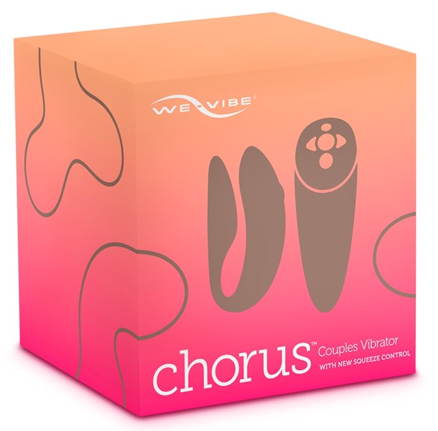Chorus Pink - Par-vibrator med trykfølsom fjernbetjening