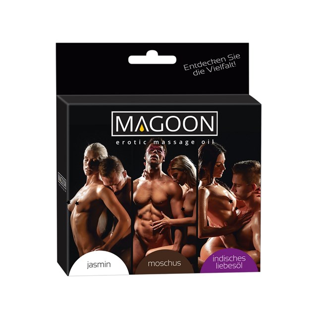 Erotisk Massageolie 3x 50 ml