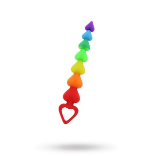 Rainbow Heart Beads