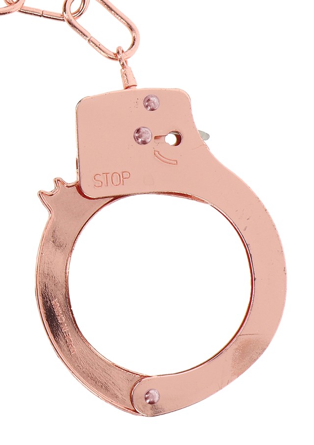 METAL HANDCUFFS - ROSAGULD