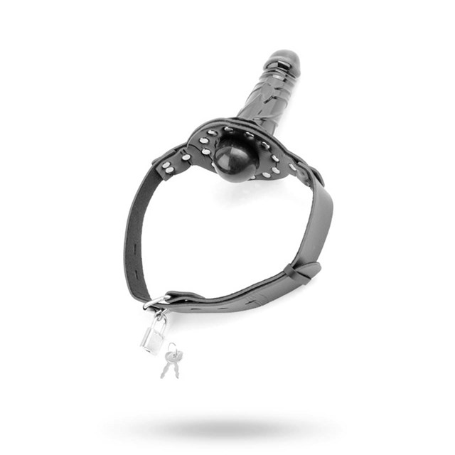 Deluxe Ball Gag with Dildo