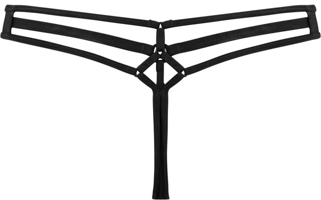 Space Odyssey Thong - G-Streng Sort