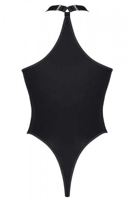 TRINI - Halterneck sort bodystocking