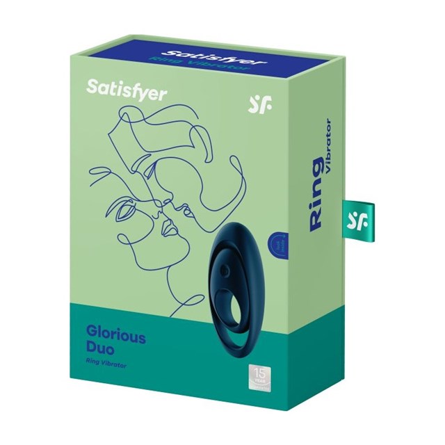 Satisfyer Glorious Duo - Mørkeblå