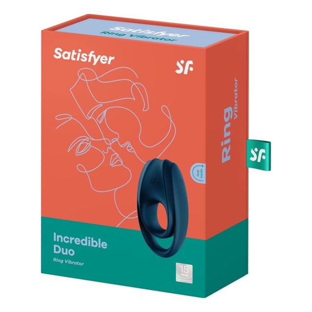 Satisfyer Incredible Duo - Mørkeblå